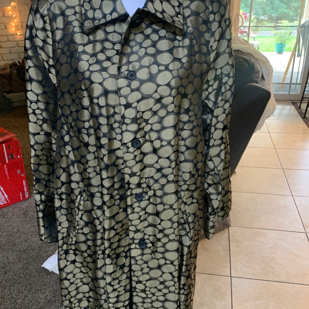 I magnin trench blazer
